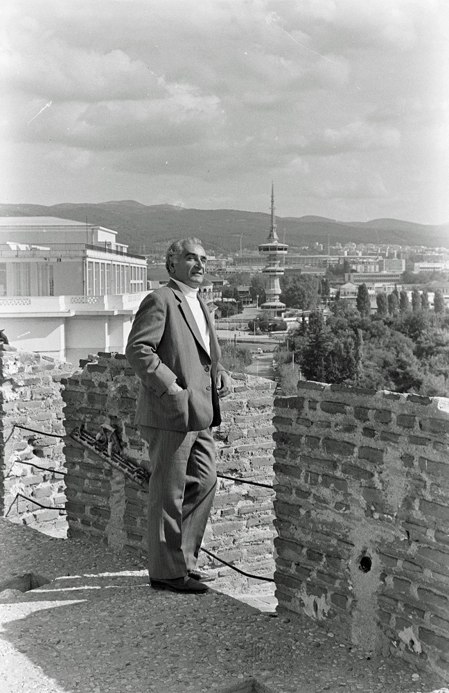 Николай Николов на турне на Софийската народна опера в Солун, 1975 г.