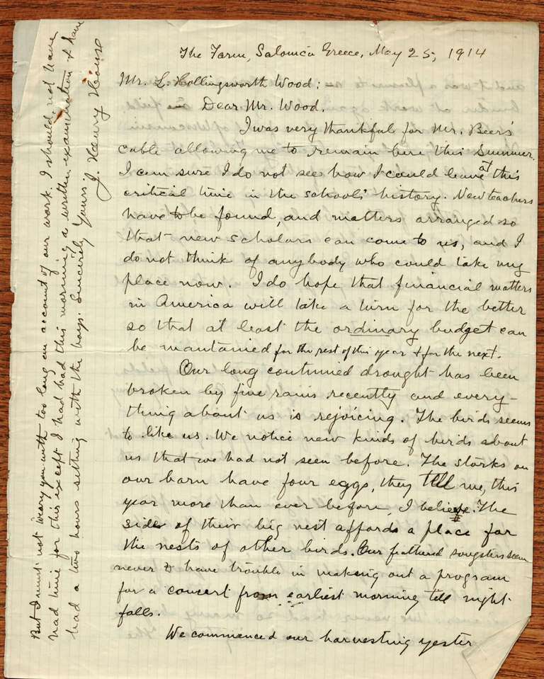 Letter - 25 May 1914